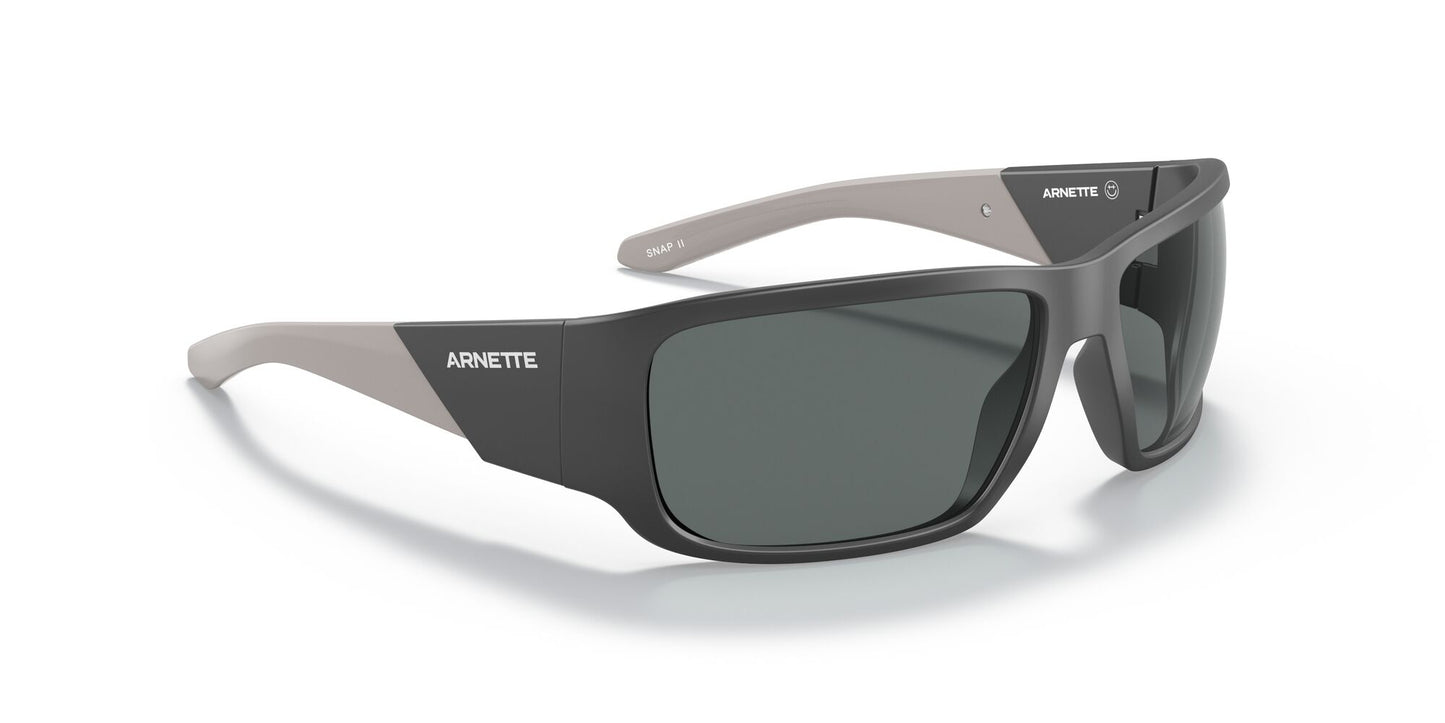 Arnette Snap II Polarised Matte Dark Grey Dark Grey (4297 281081)