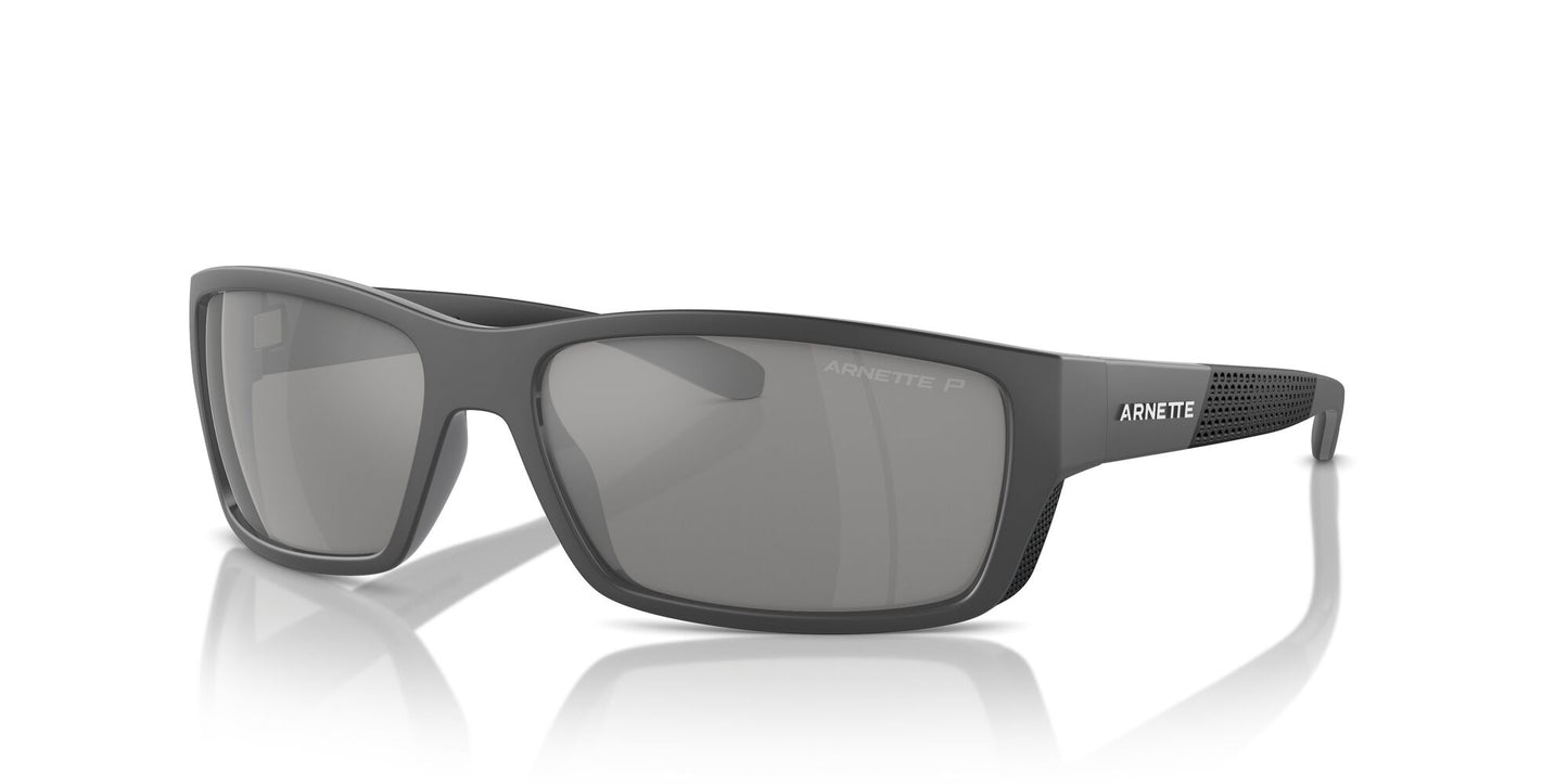 Arnette Frambuesa 4336 Polarised Medium Grey Black Grey Silver Mirror (4336 2870Z3)