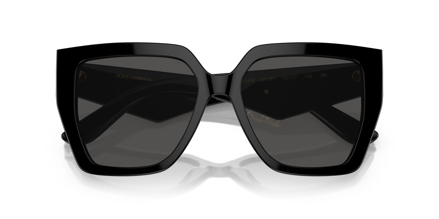 Dolce & Gabbana 4438 Black Dark Grey (4438 501/87)
