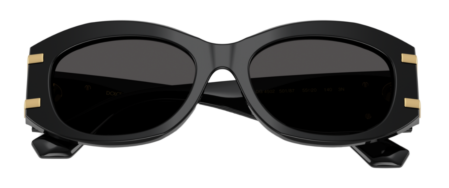 Dolce & Gabbana 4502 Black Dark Grey (4502 501/87)
