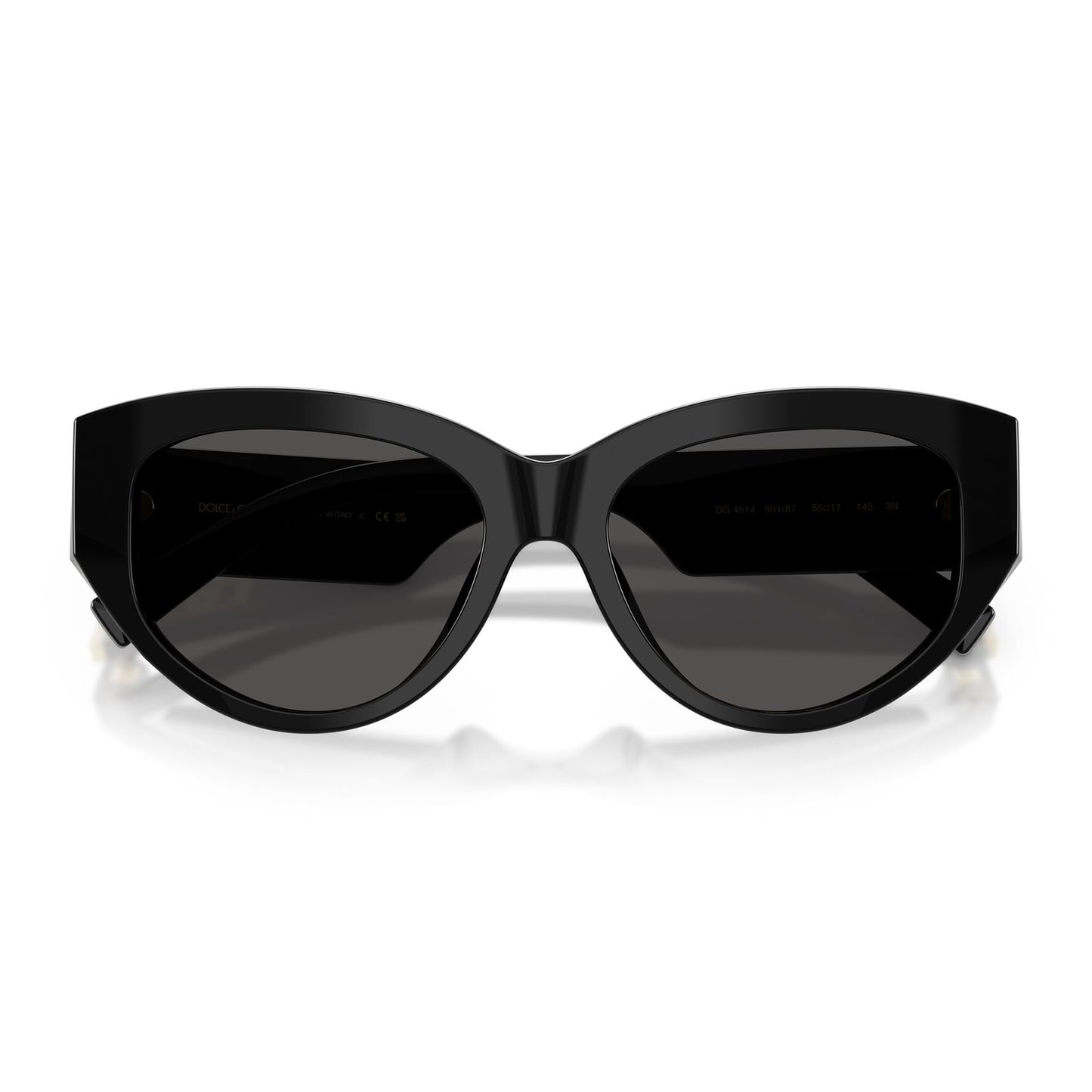 Dolce & Gabbana 4514 Black Dark Grey DG4514 501/87 (55)
