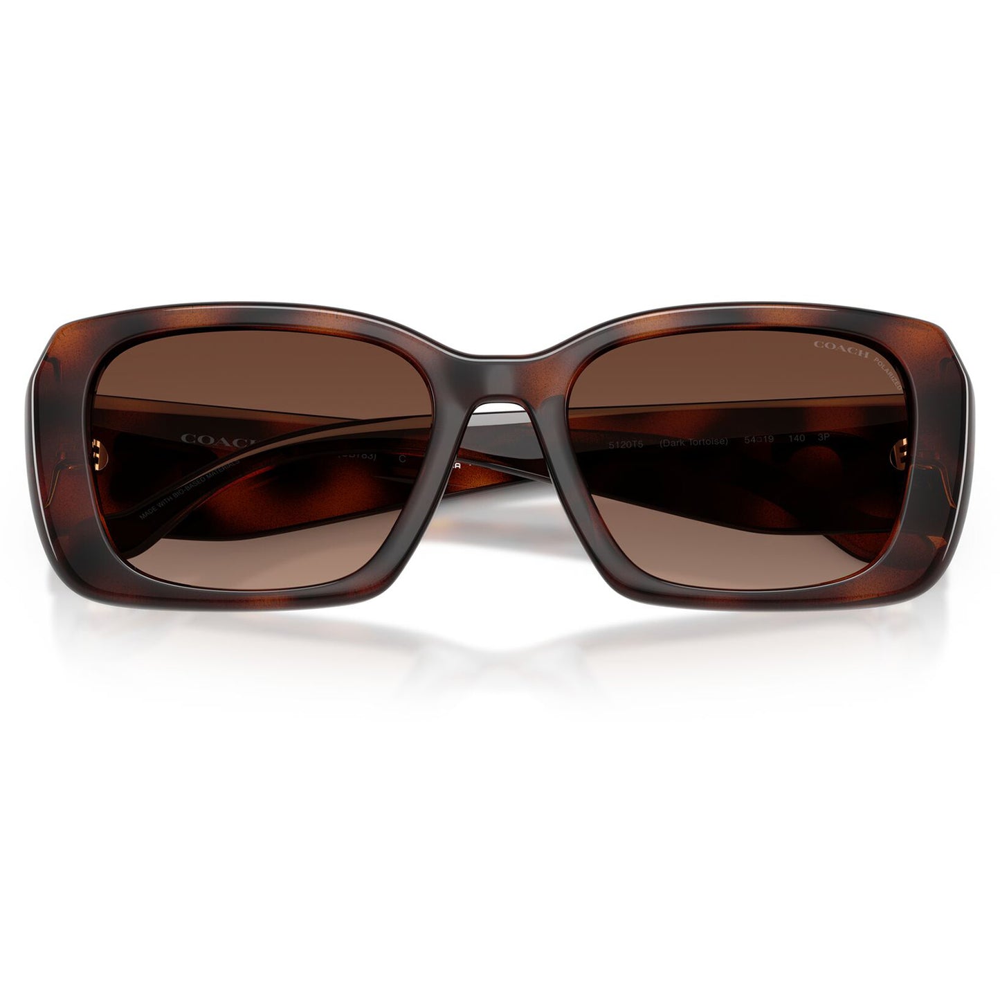 Coach CBY83 Polarised Dark Tortoise Brown Gradient HC8435U 5120T5 (54)