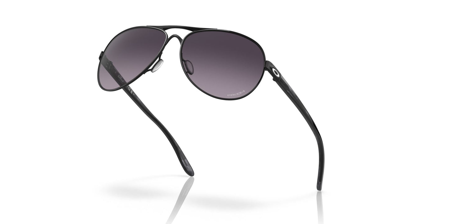 Oakley Feedback Satin Black Prizm Grey Gradient (4079 45)