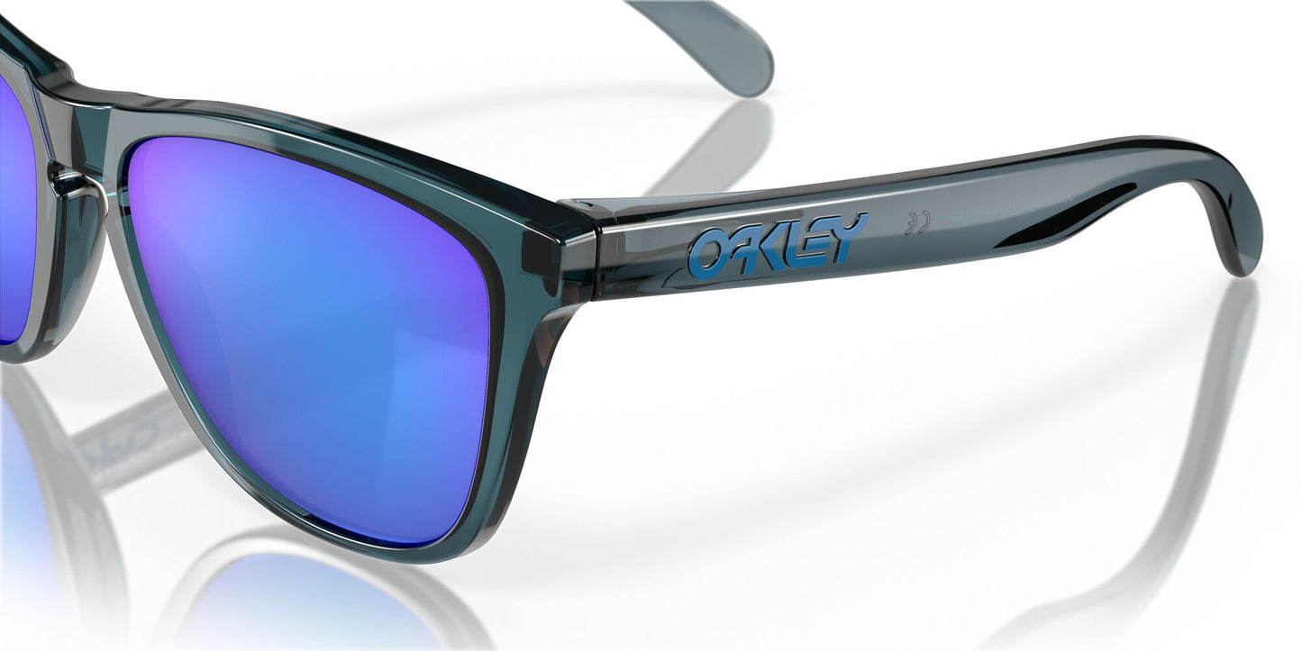 Oakley Frogskins Polarised Crystal Black Prizm Sapphire (9013-F6)