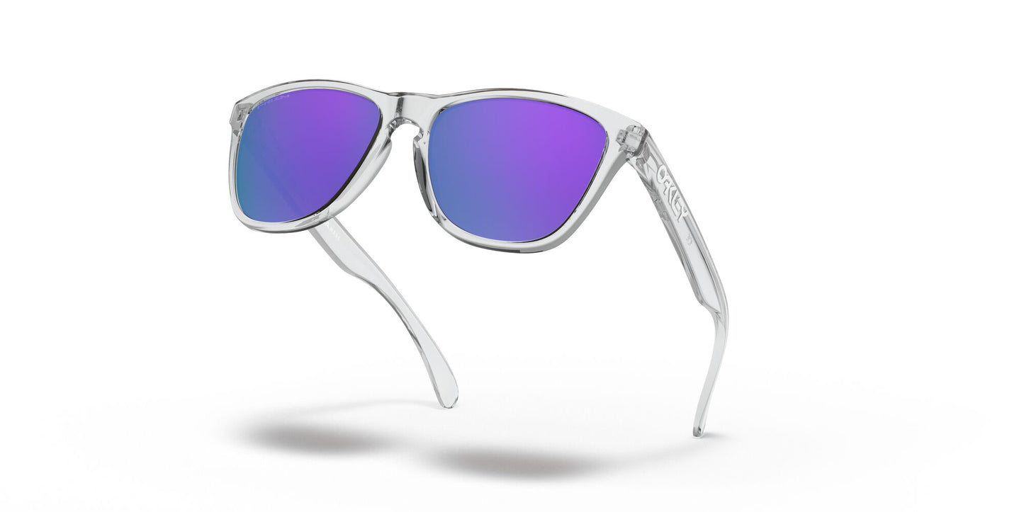 Oakley Frogskins Polished Clear Prizm Violet (9013-H7)