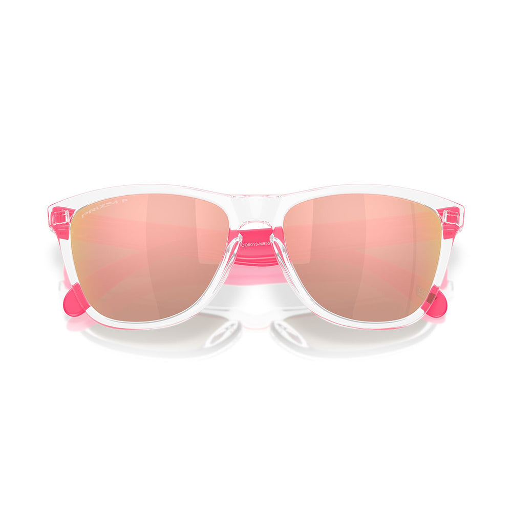 Oakley Frogskins Polarised Clear Prizm Rose Gold OO9013 M9 (55)