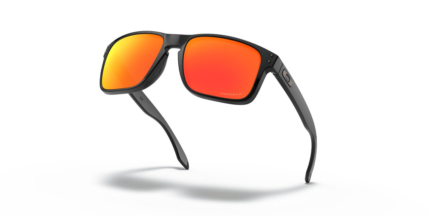Oakley Holbrook Polarised Polished Black Prizm Ruby (9102 F1)