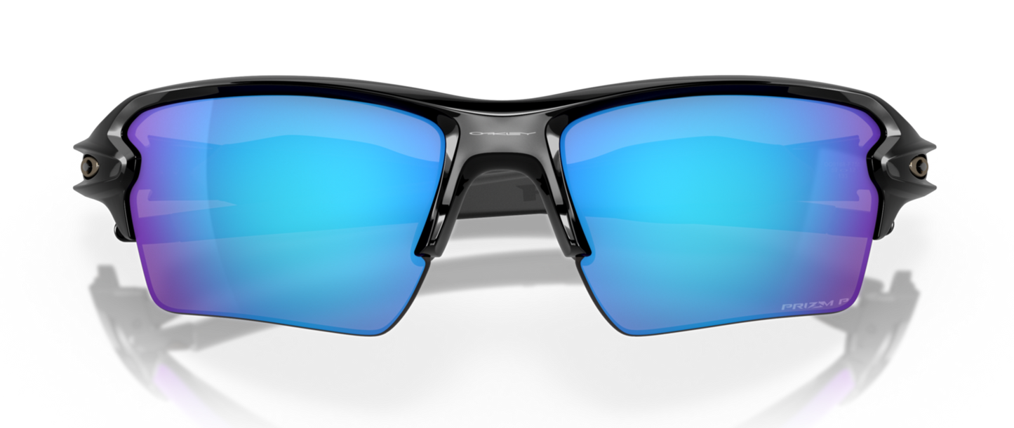 Oakley Flak 2.0 XL Polarised Polished Black Prizm Sapphire (9188 F7)