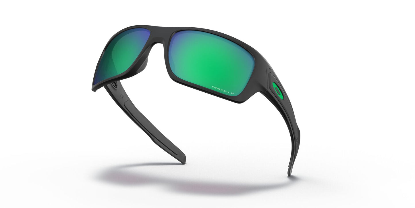 Oakley Turbine Polarised Matte Black Jade Prizm (9263-45)
