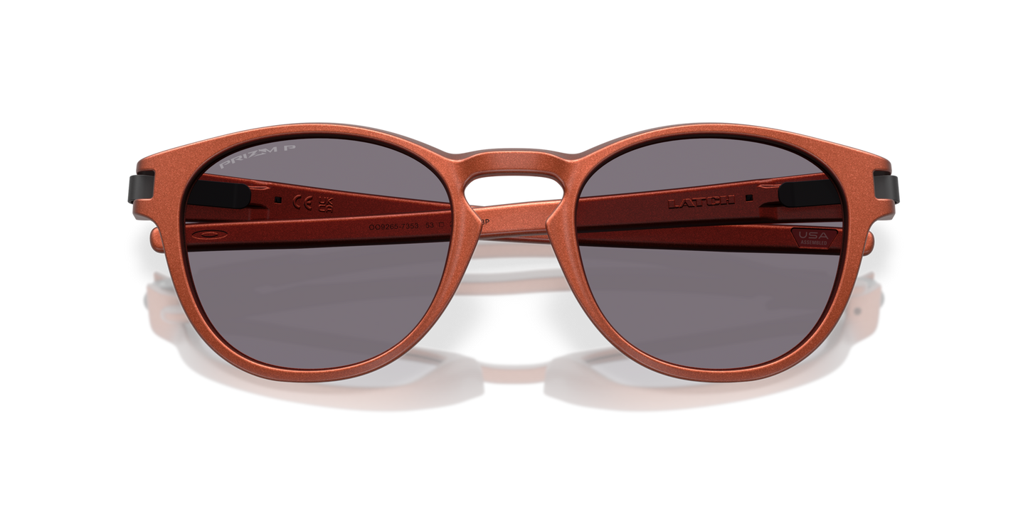 Oakley Latch Polarised Fire Orange Prizm Grey (9265 73)
