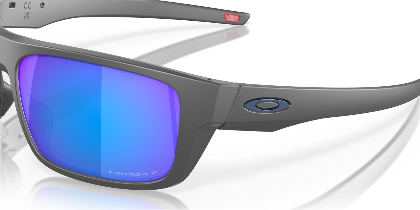 Oakley Drop Point Polarised Matte Dark Grey Prizm Sapphire (9367-06)
