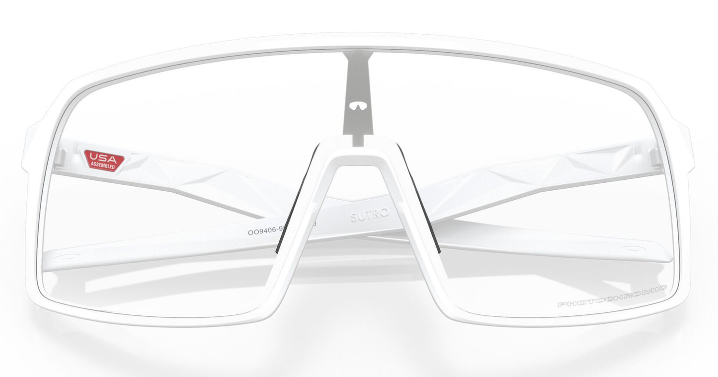 Oakley Sutro Matte White Clear to Black Photochromic (9406 99)