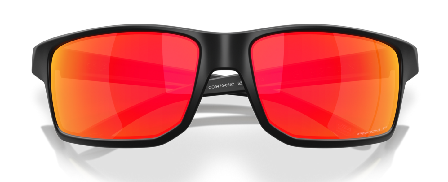 Oakley Gibston XL Polarised Matte Black Prizm Ruby (9470 06)