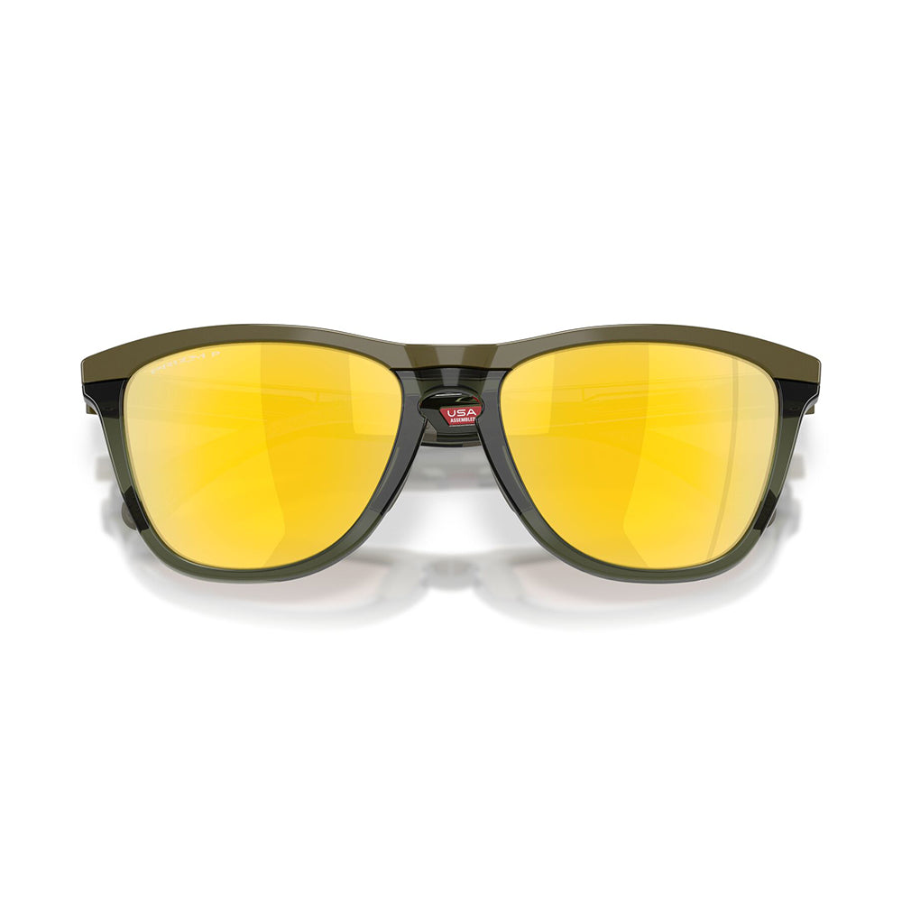 Oakley Frogskins Range XL Polarised Dark Brush/Olive Ink Prizm 24K OO9503 04 (58)