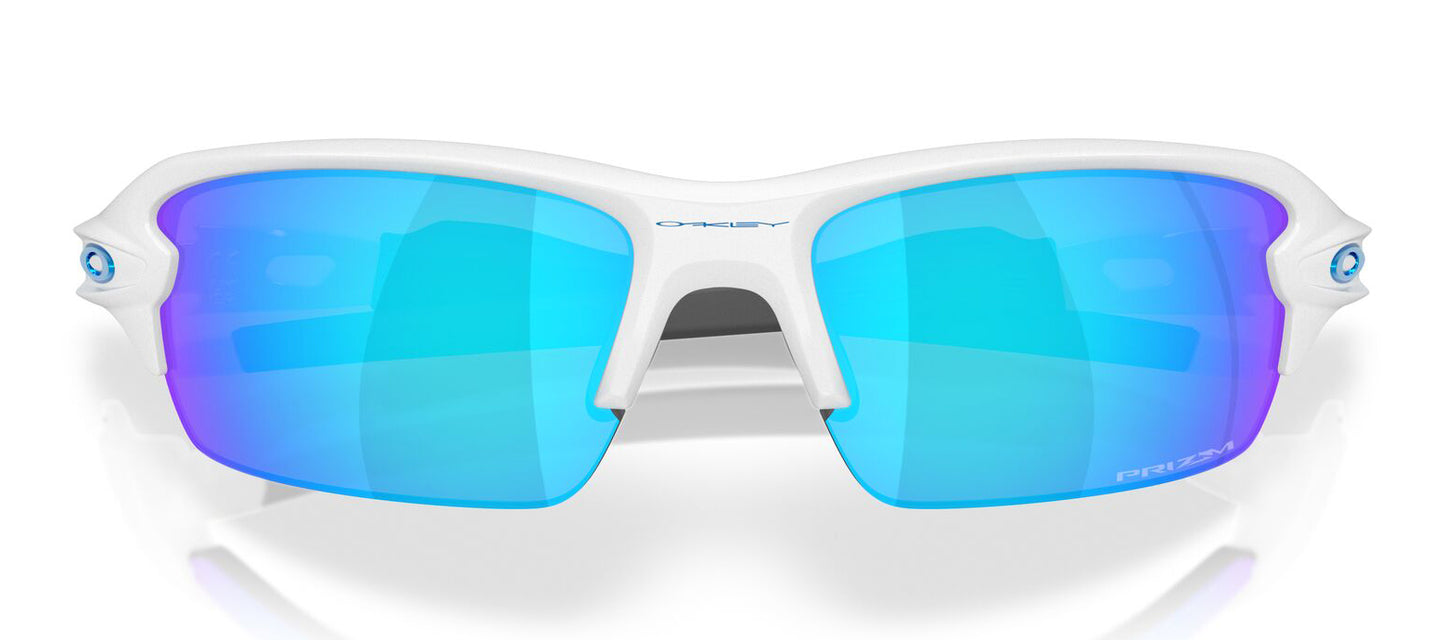 Oakley Flak 2.0 S Polished White Prizm Sapphire OO9511 02 (59)