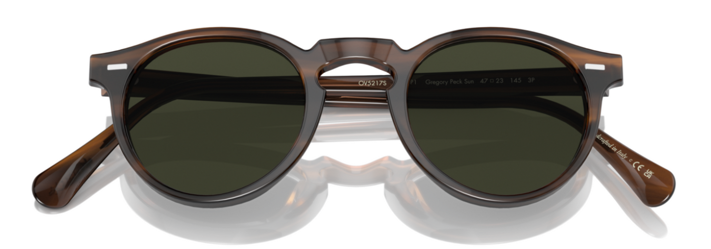 Oliver Peoples Gregory Peck Tuscany Tortoise G15 Green Polarised (5217S 1724P1)