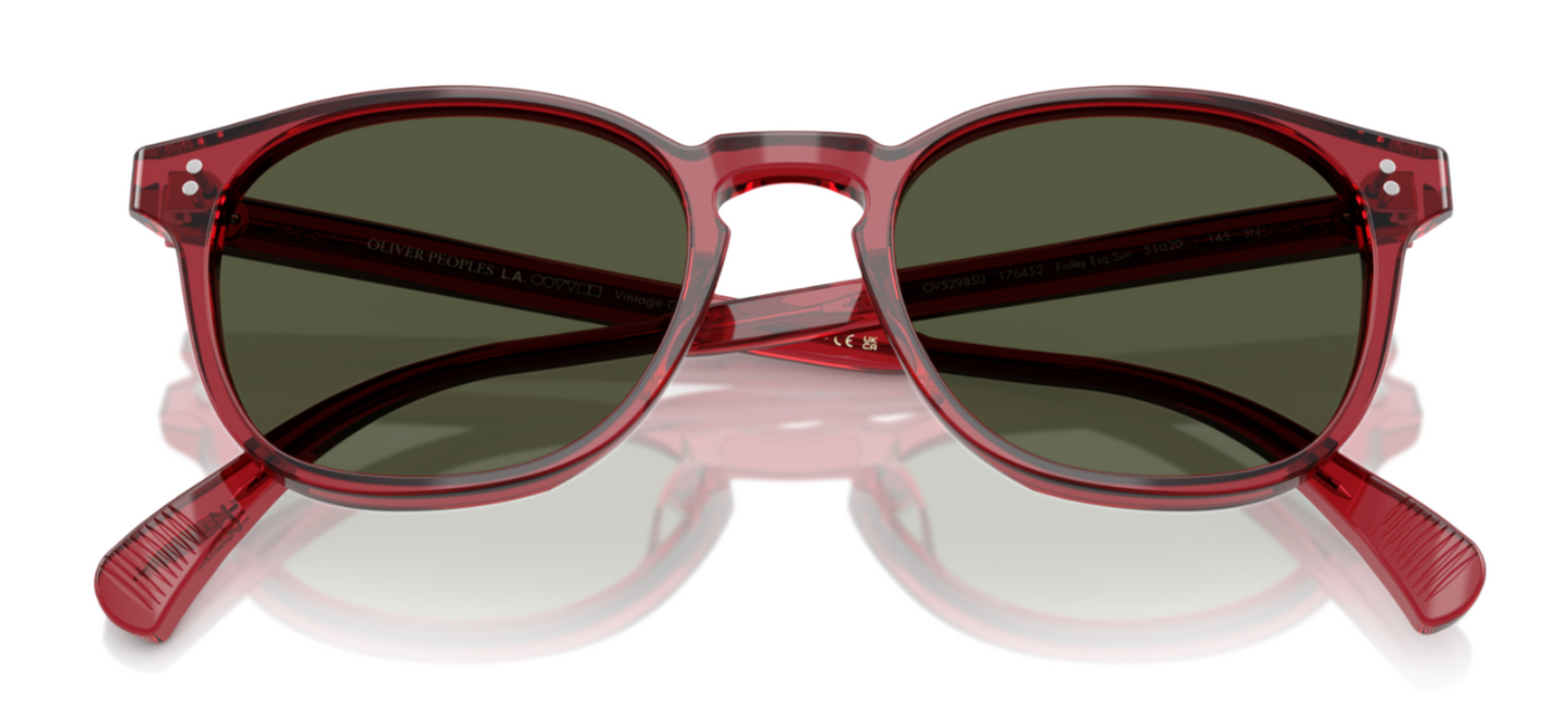 Oliver Peoples Finley Esq. Translucent Rust G15 Green (5298SU 176452)