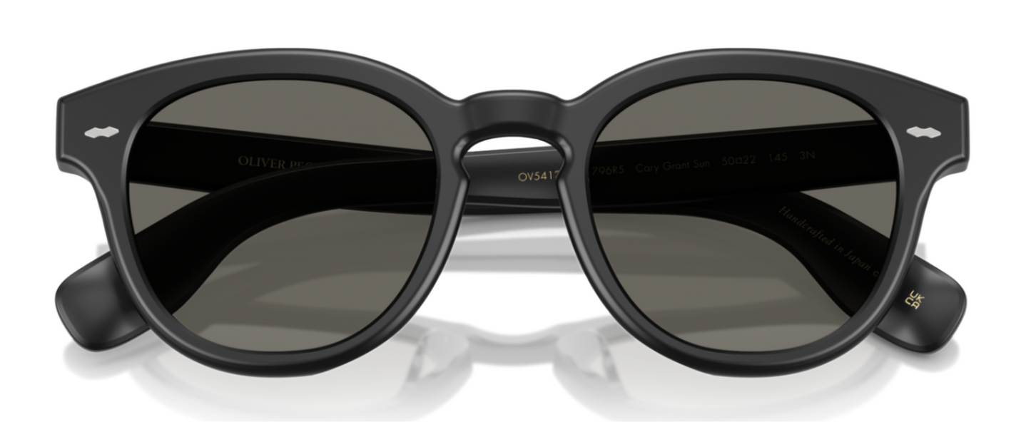 Oliver Peoples Cary Grant Semi Matte Black Carbon Grey (5413SU 1796R5)