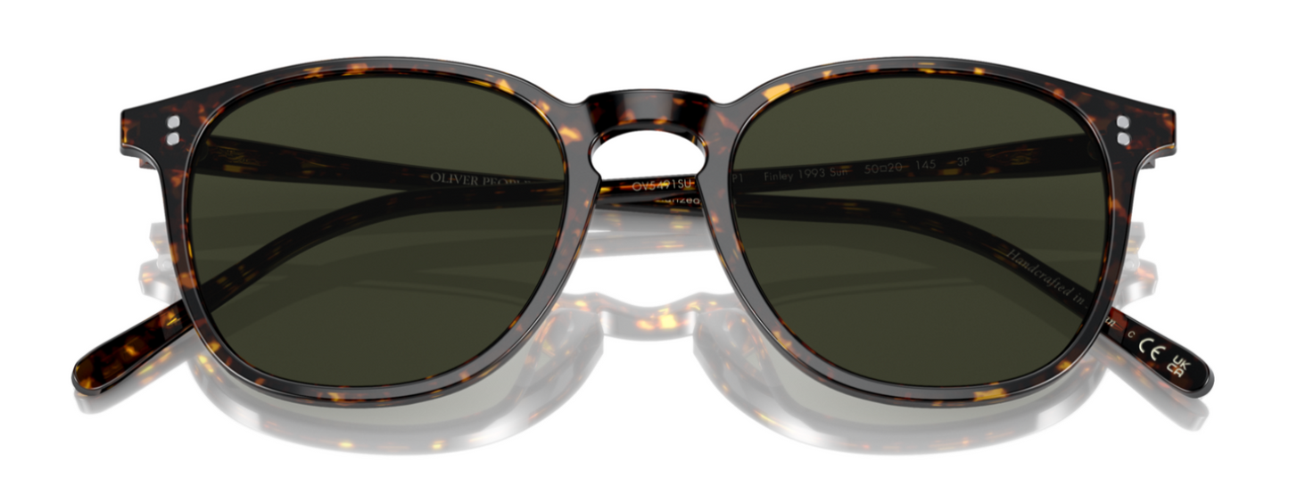 Oliver Peoples Finley 1993 Atago Tortoise G15 Green Polarised (5491SU 1741P1)