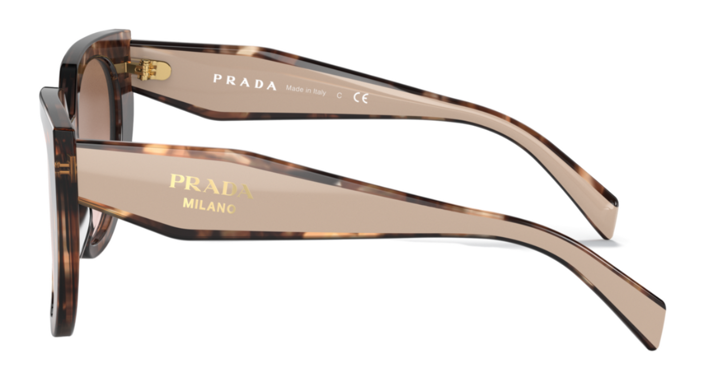 Prada 14WS Caramel Tortoise/Powder Brown Gradient (14WS 01R0A6)