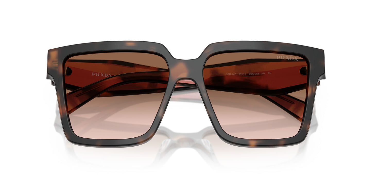 Prada 24ZS Mauve Tortoise Brown Gradient (24ZS 23A0A6)