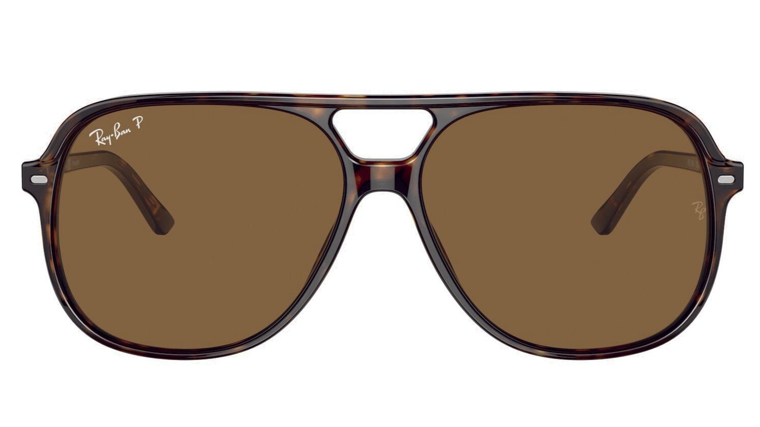 Ray-Ban Bill 2198 Polarised Sunglasses Shiny Havana Brown