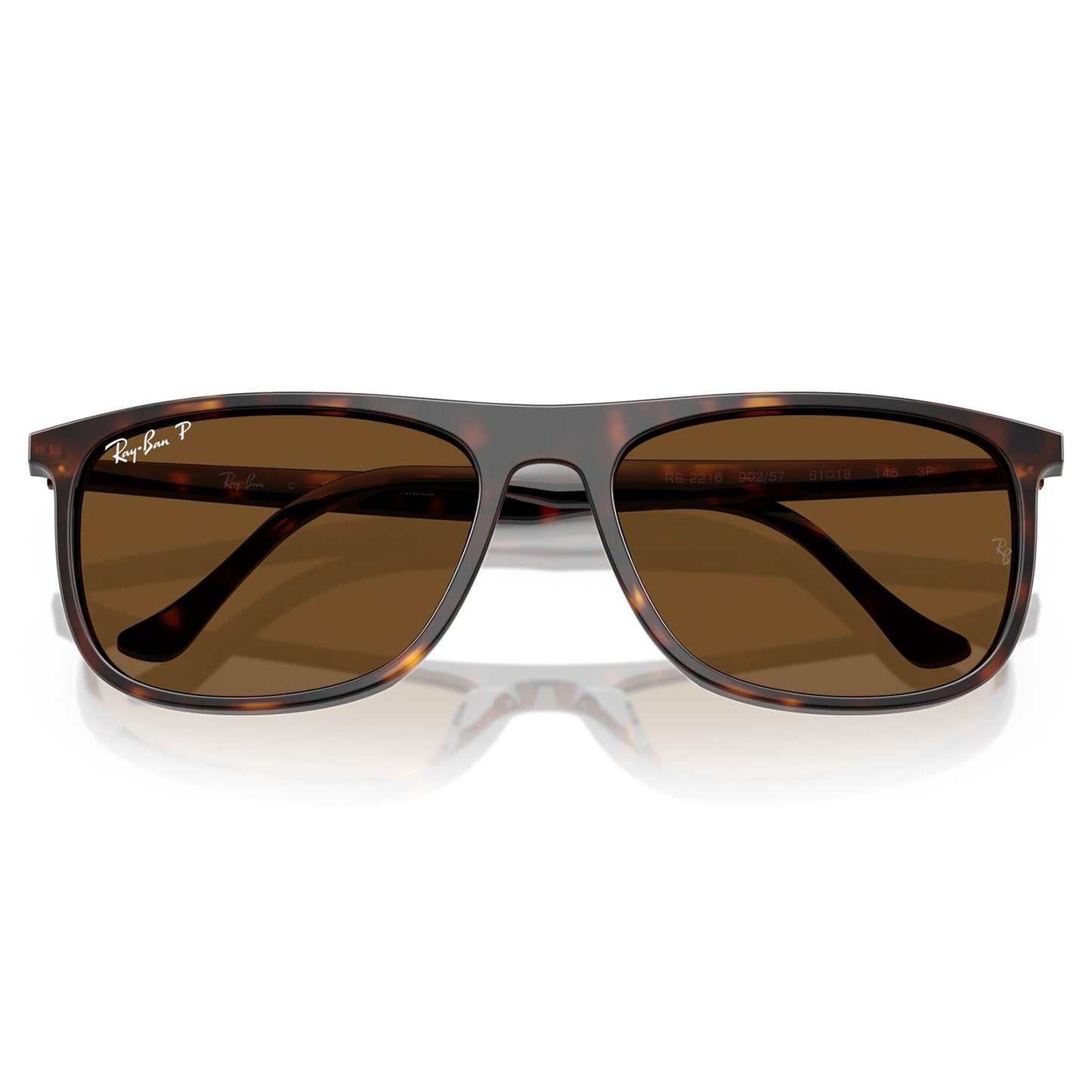 Ray-Ban 2216 Polarised Havana Brown RB2216 902/57 (58)