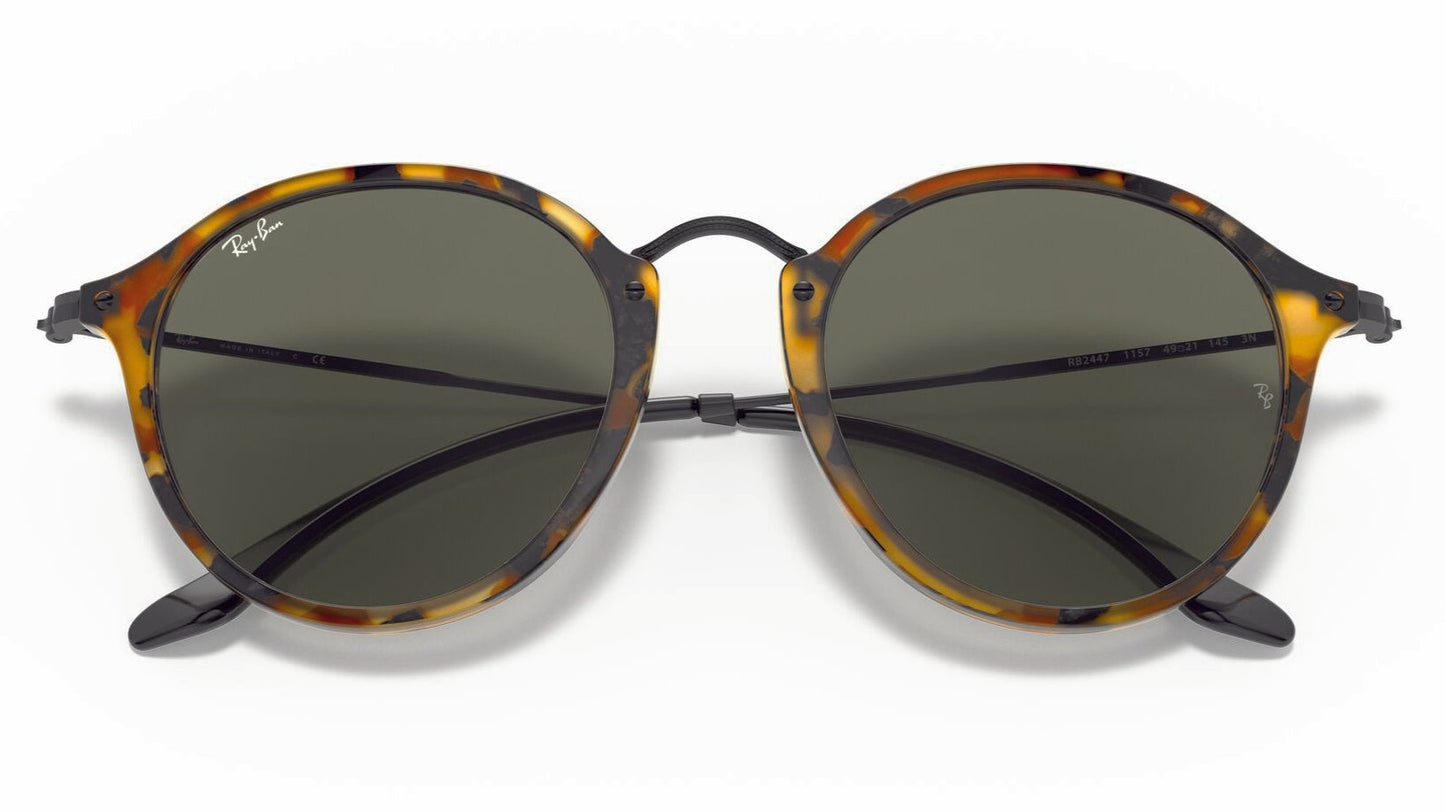 Ray-Ban 2447 Spotted Black Havana Green (2447 1157)