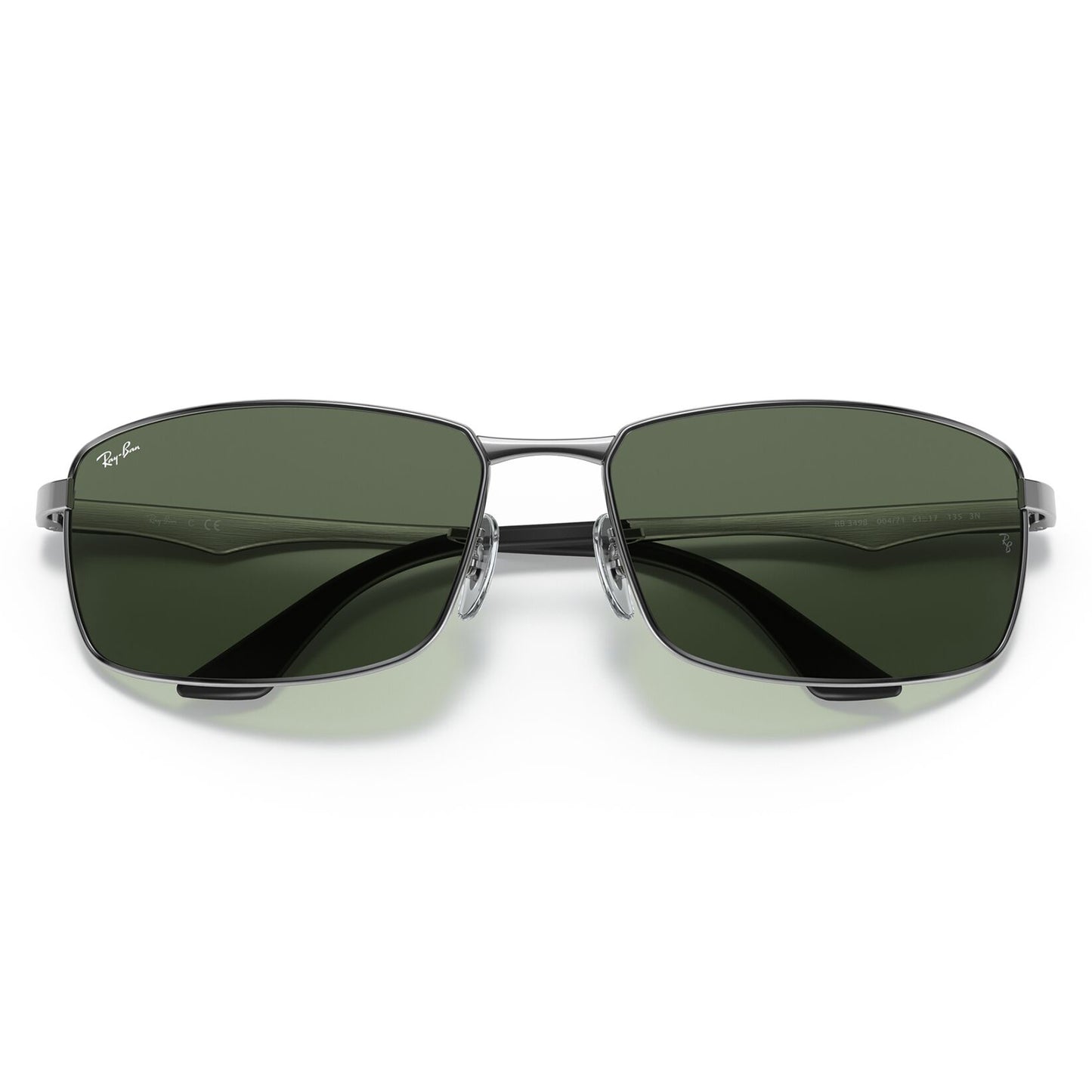 Ray-Ban 3498 Gunmetal G-15 Green RB3498 004/71 (61)