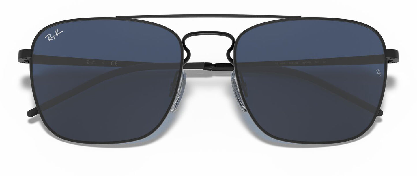 Ray-Ban 3588 Rubber Black Dark Blue RB3588 901480 (55)