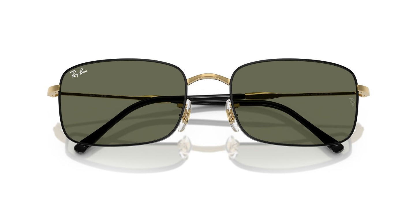 Ray-Ban 3746 Polarised Black on Arista G15 Green (3746 927158)