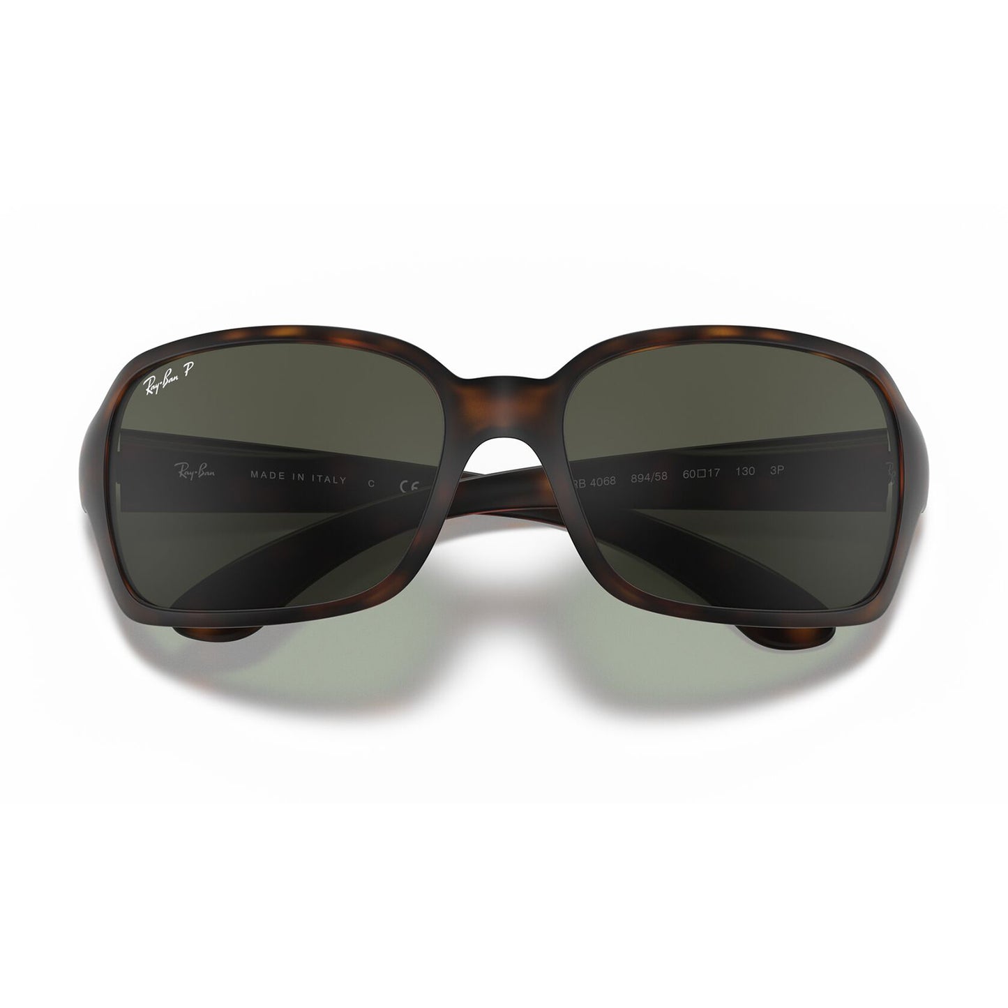 Ray-Ban 4068 Polarised Havana G-15 Green RB4068 894/58 (60)