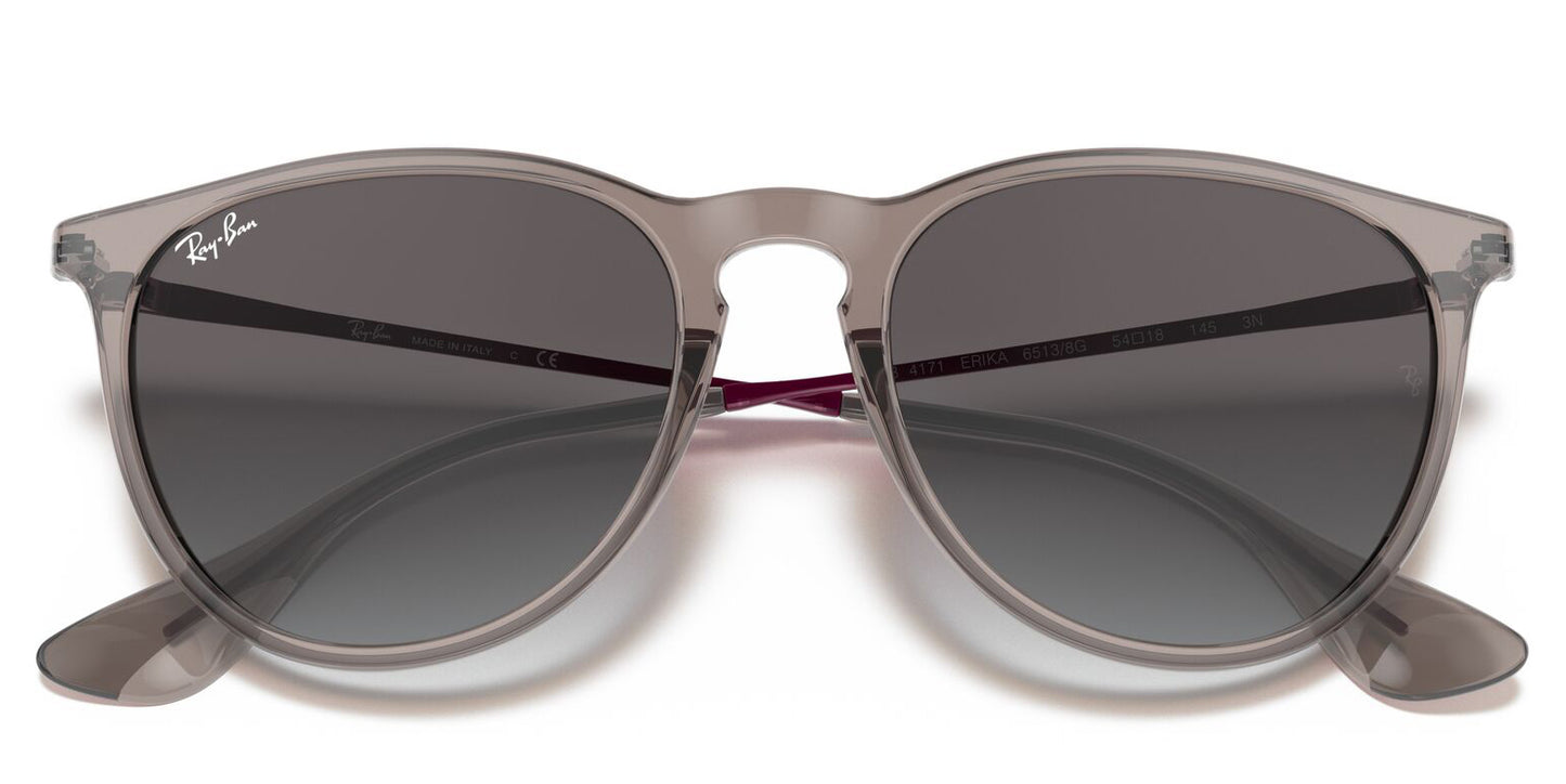 Ray-Ban 4171 Erika Transparent Grey Grey Gradient RB4171 65138G (54)