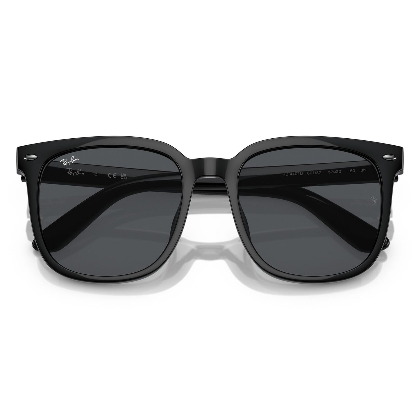 Ray-Ban 4401D Black Dark Grey RB4401D 601/87 (55)