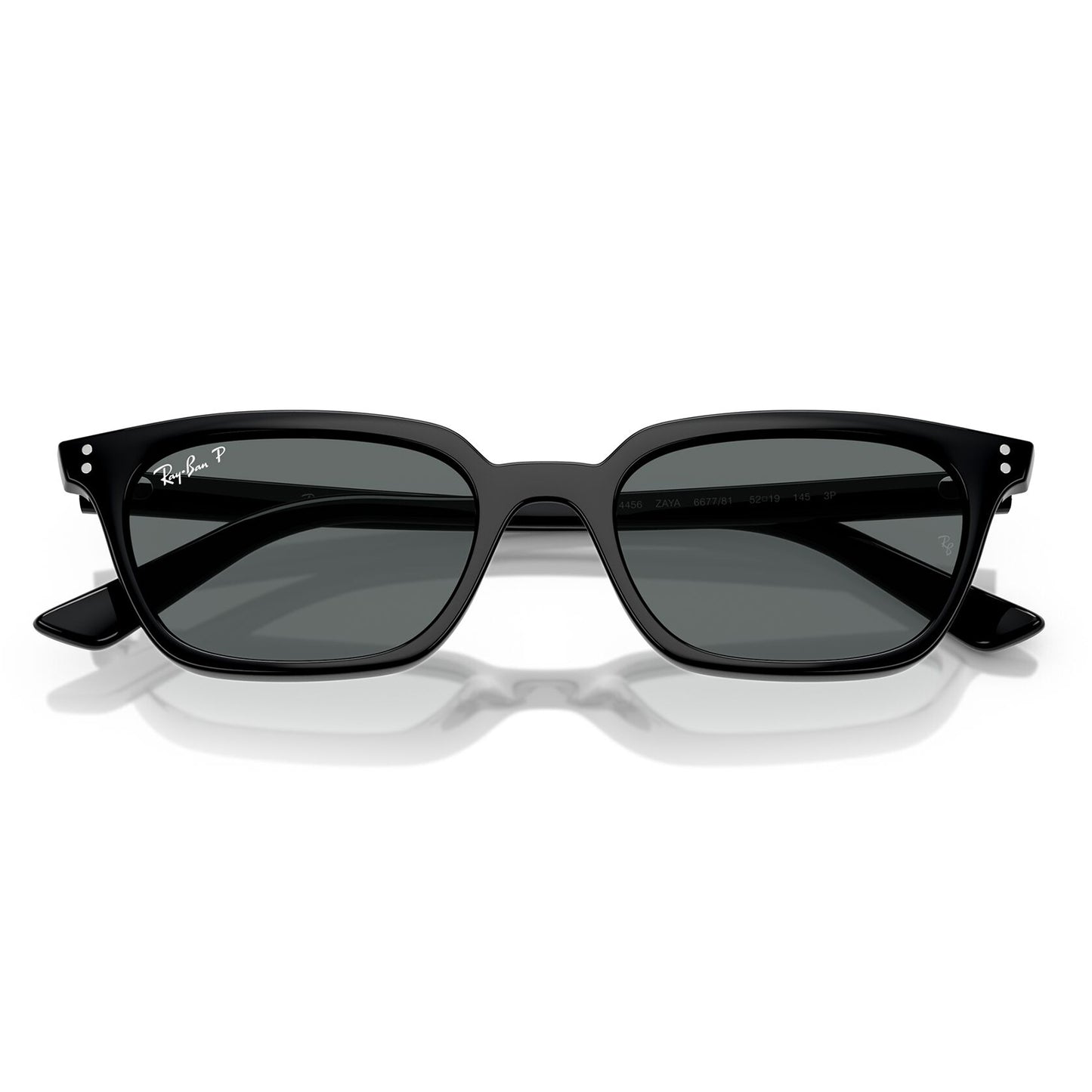 Ray-Ban 4456 Zaya Polarised Black Dark Grey RB4456 667781 (53)