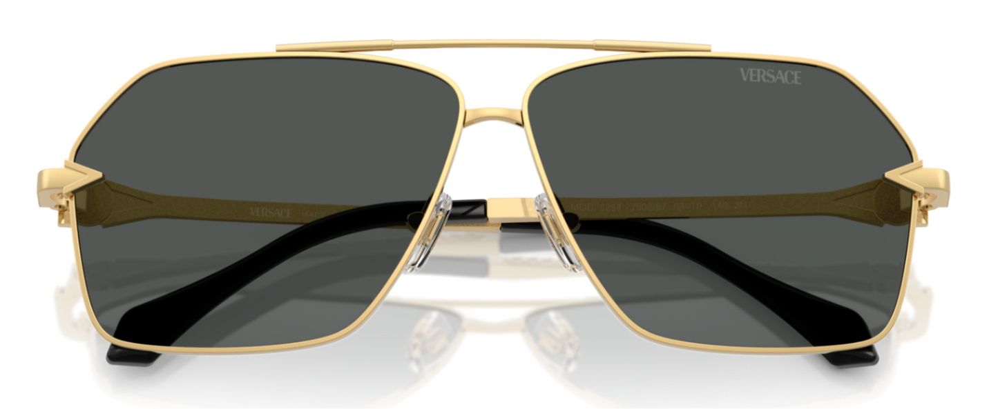 Versace 2284 Gold Dark Grey (2284 100287)
