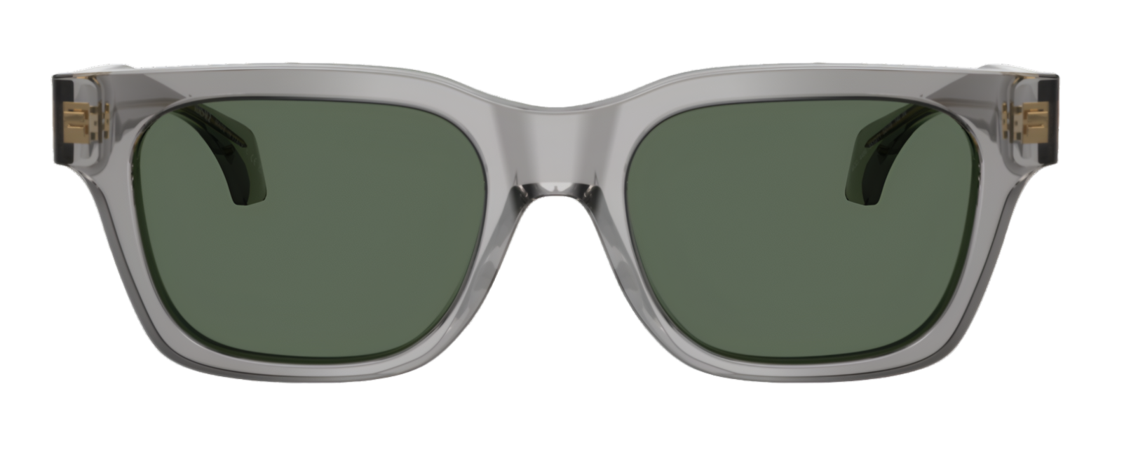 Versace shield sunglasses with Clear, Green Gradient and Dark Grey lenses. Versace Sunglasses VE-4391 311/6G main image 3