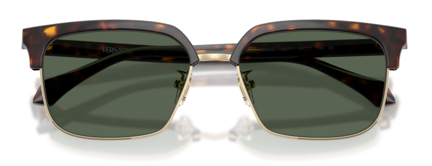 Versace 4494D Dark Havana Dark Green (4494D 108/71)