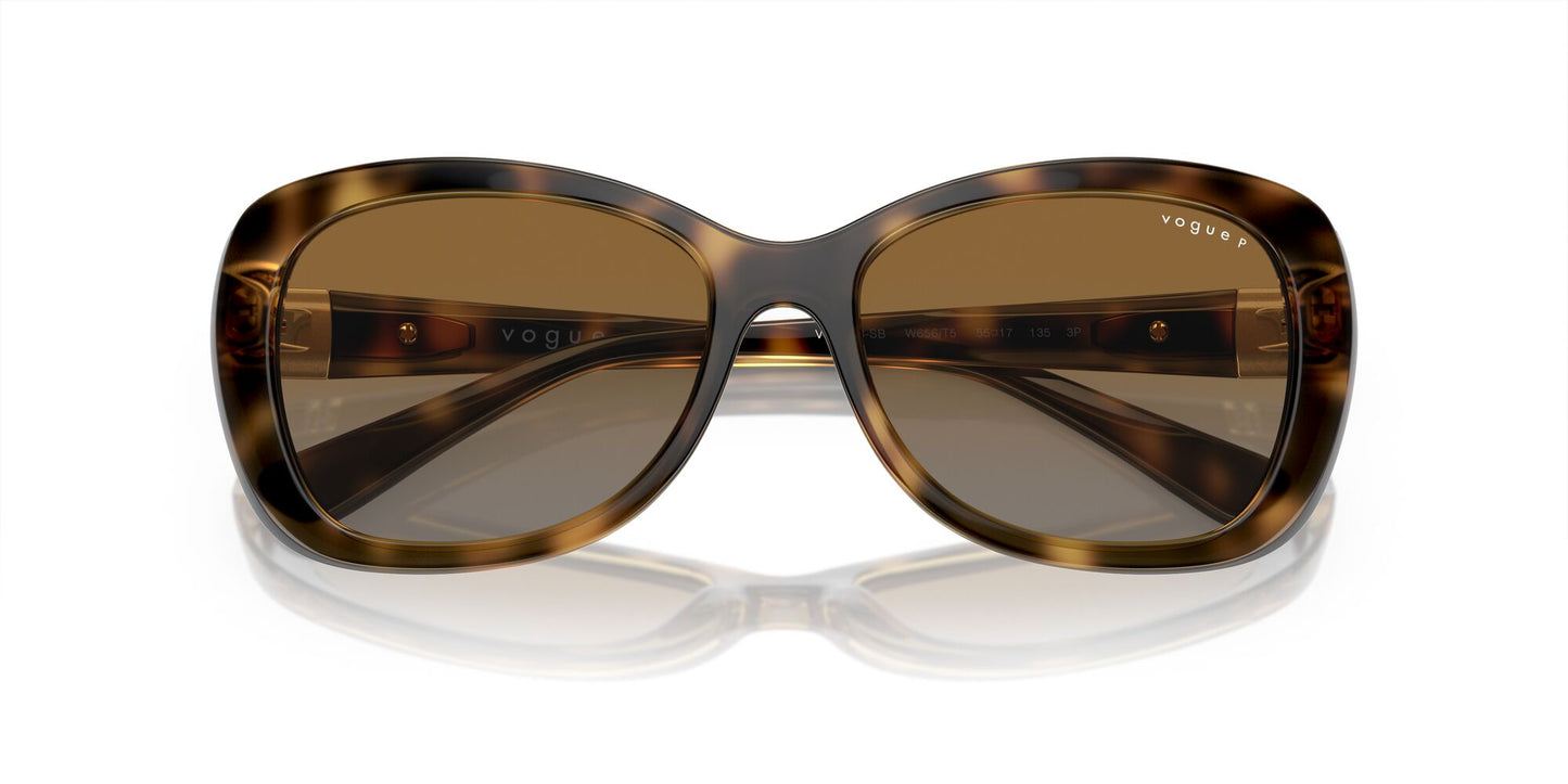 Vogue Eyewear 2943 Polarised Gloss Havana Brown Gradient (2943 W656/T5)