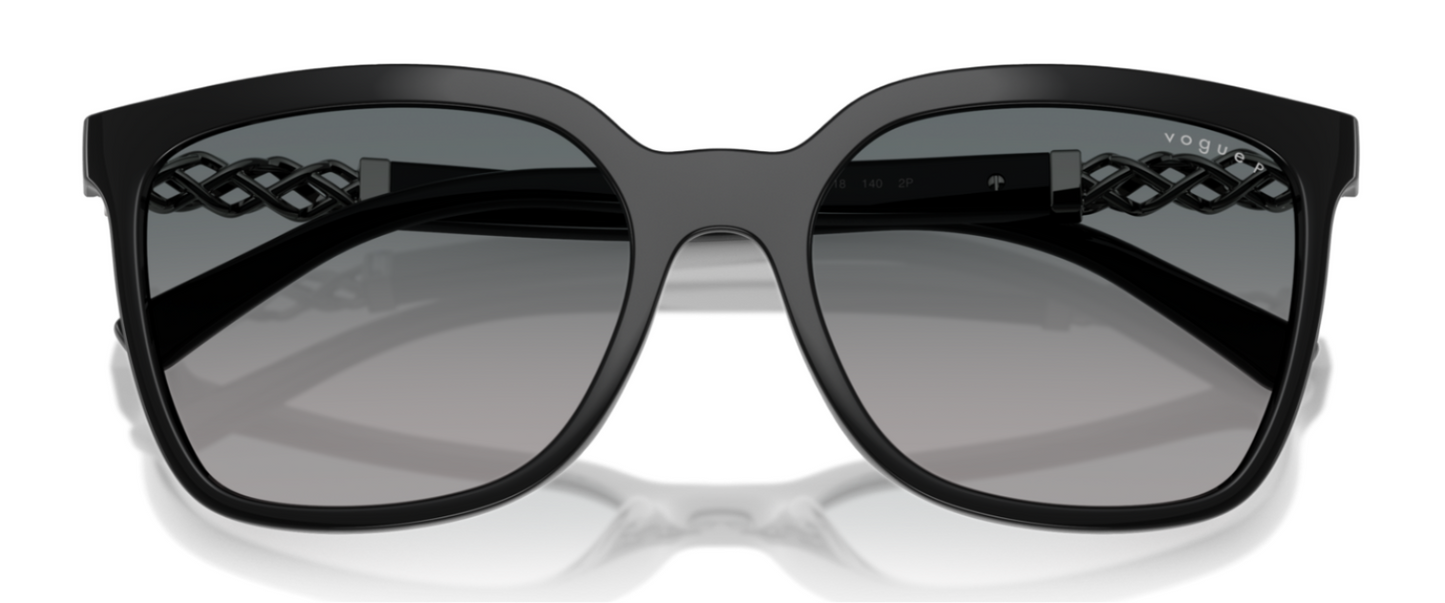 Vogue 5633SB Polarised Black Grey Gradient Blue (5633SB W44/8S)