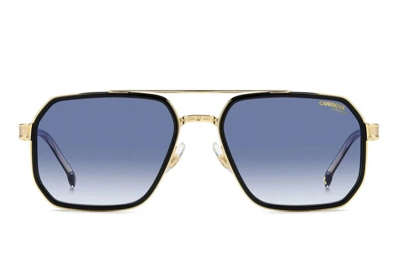 Carrera Sunglasses | Black Gold Dark Blue Gradient – Great  display picture 1