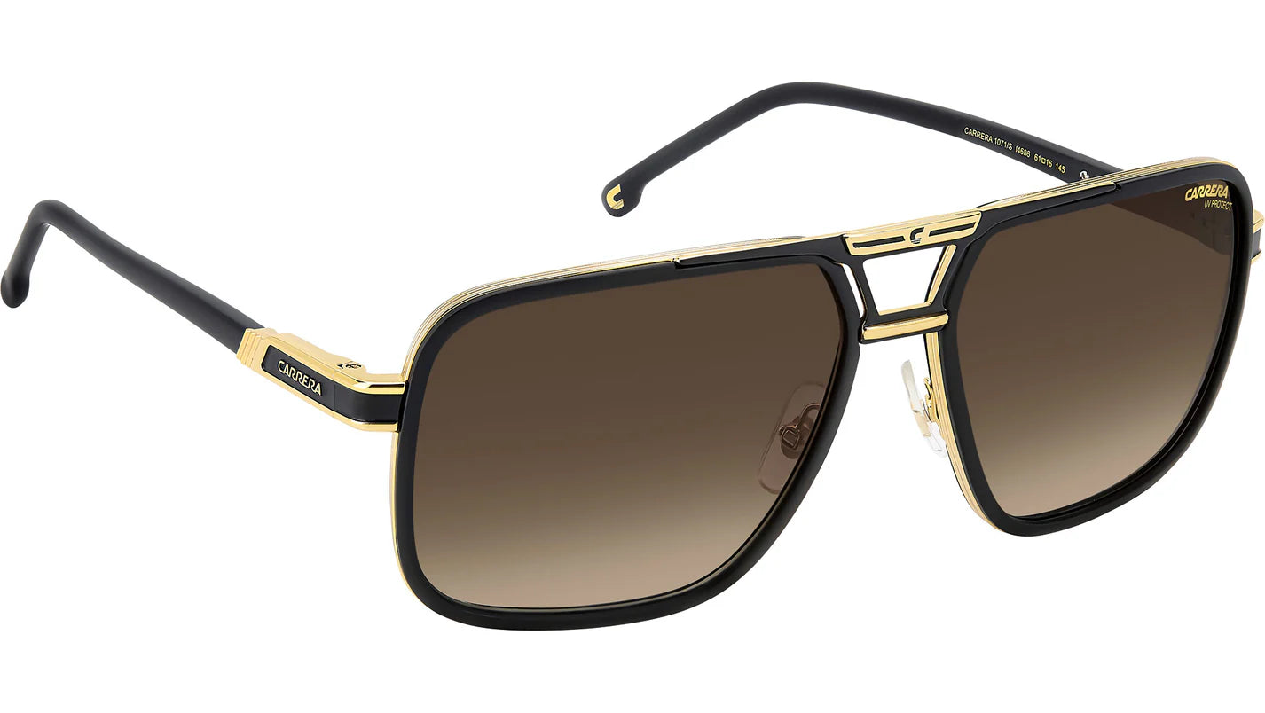 Carrera 1071/S Matte Black Gold Brown Gradient (I46 86)