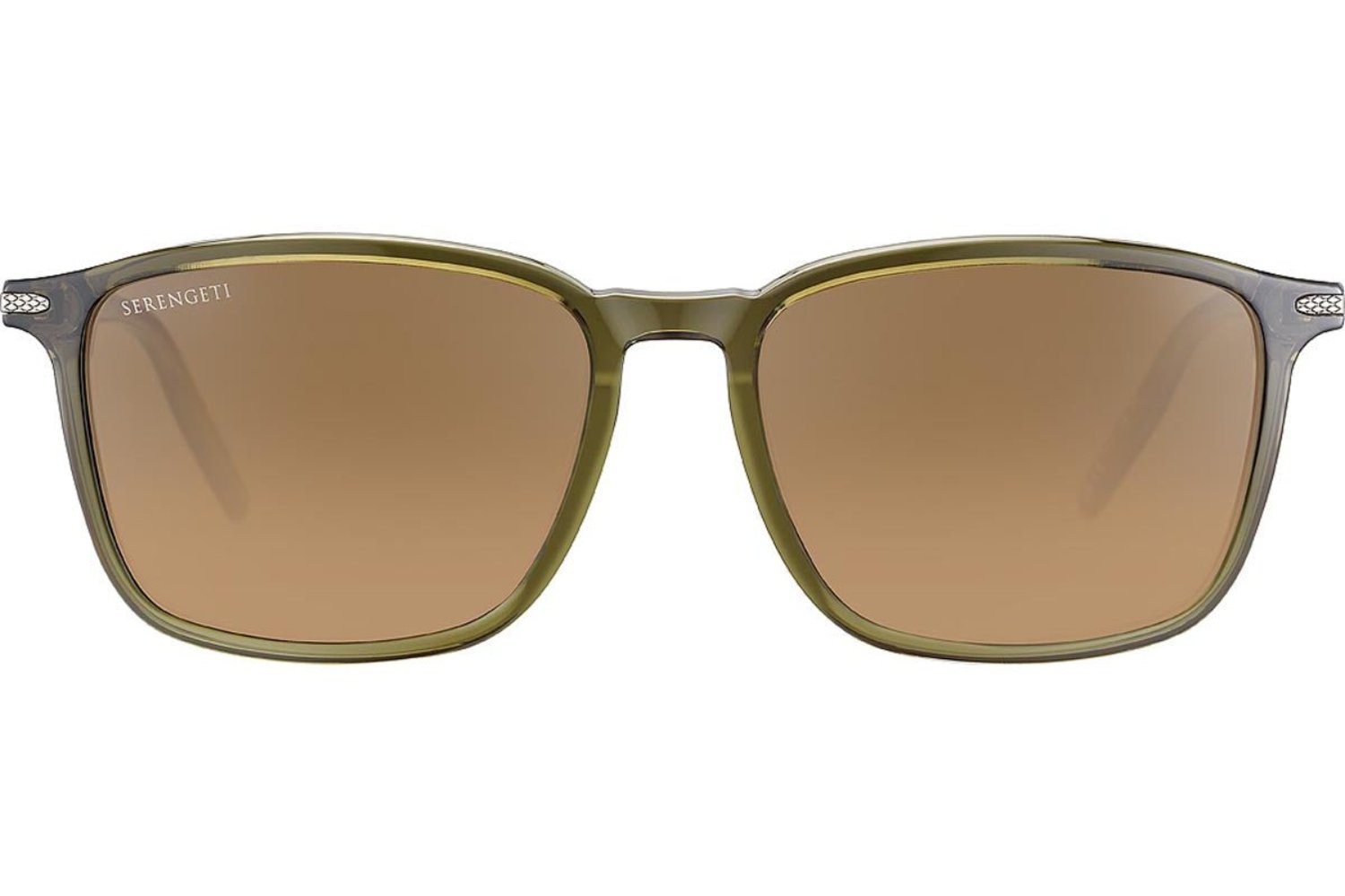 Serengeti Lenwood Polarised Shiny Dark Green Glass Drivers (485003