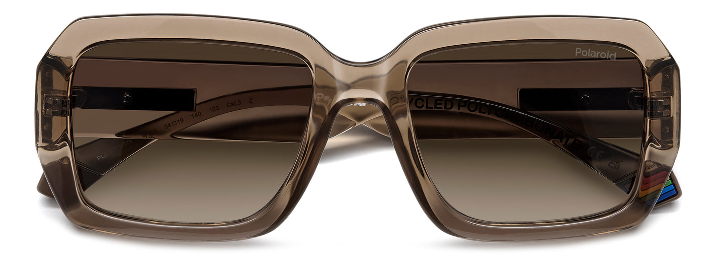Polaroid 6223/S/X Polarised Translucent Brown Brown Gradient (6223/S/X 09Q LA)