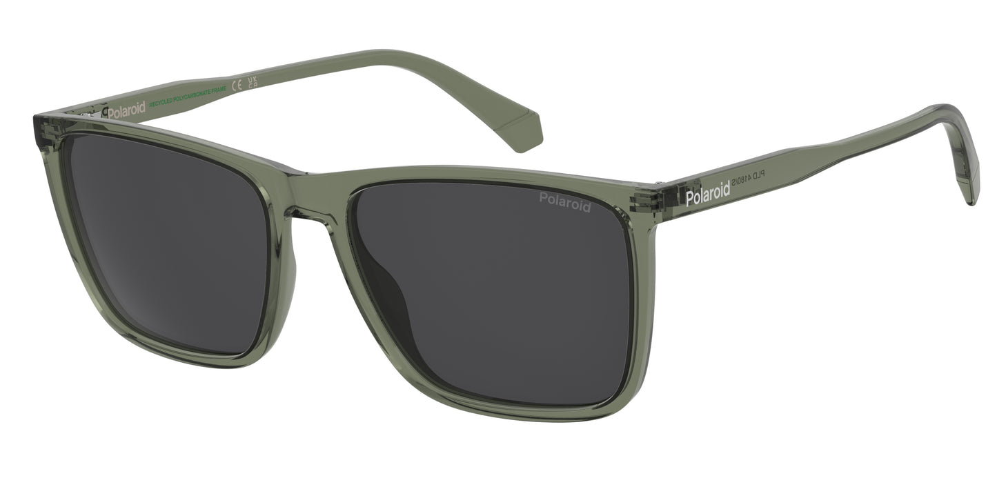 Polaroid 4180/S Polarised Translucent Olive Grey (4180/S 4C3 M9)