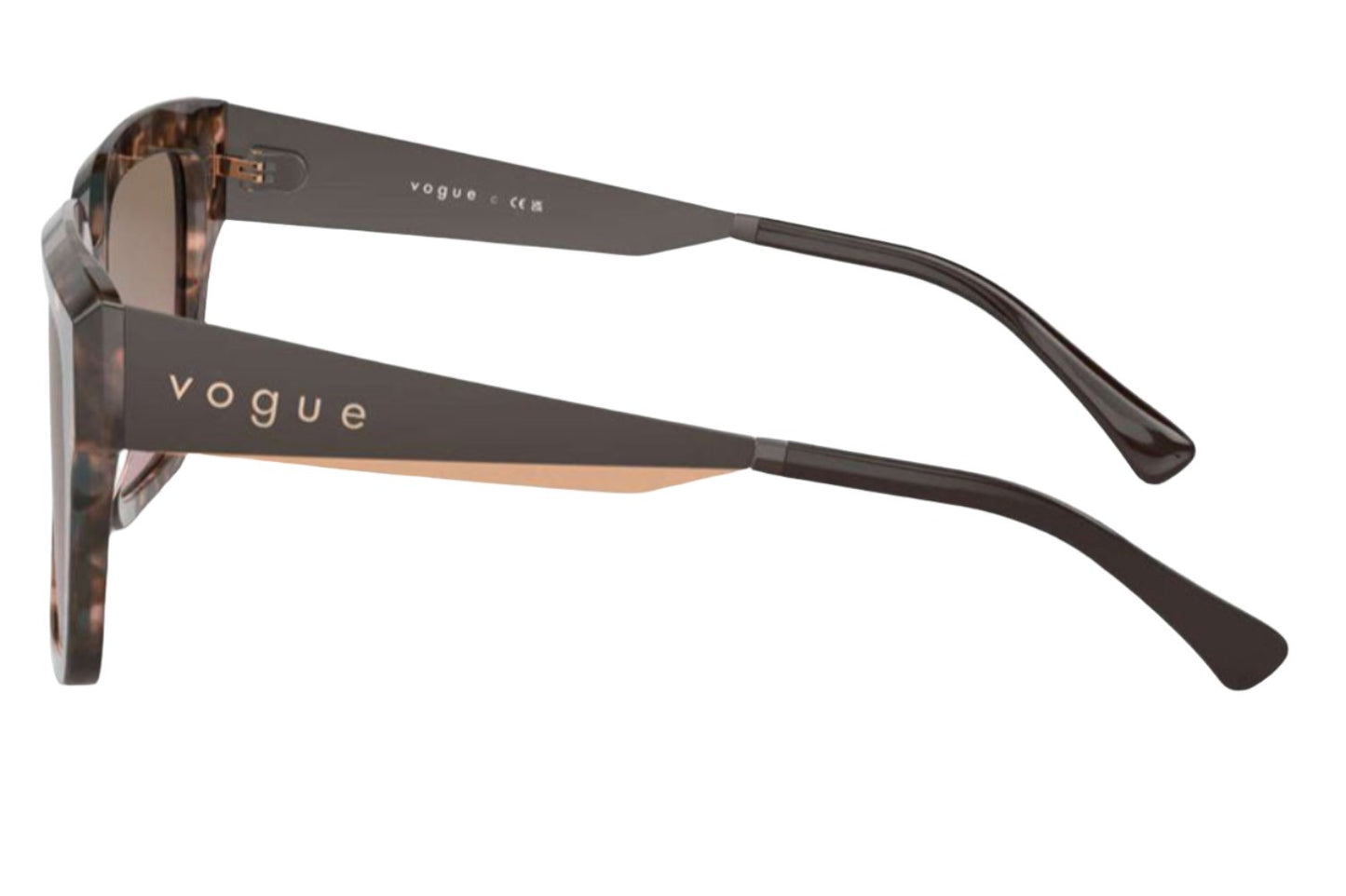 Vogue Eyewear 5553S Rose Tortoise Pink Brown Gradient (5553S 314514)