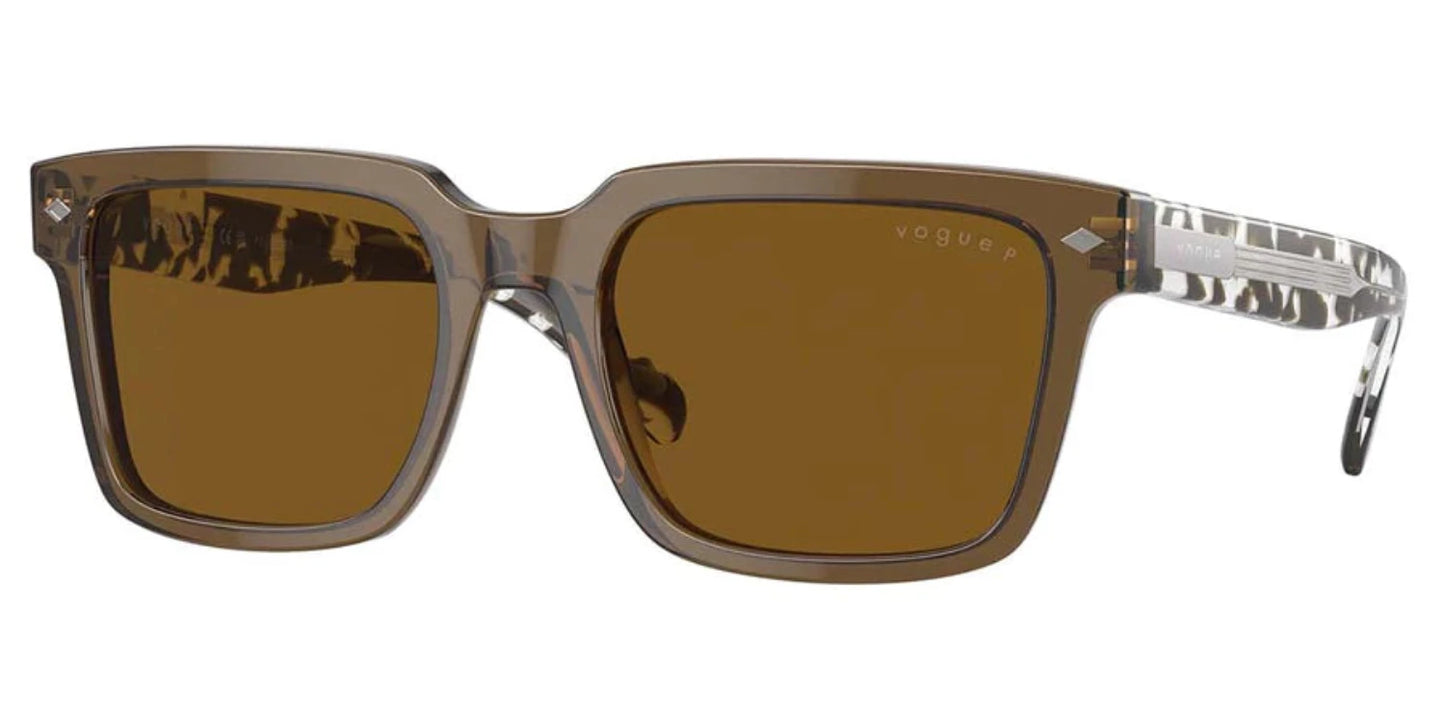 Vogue Eyewear 5573S Polarised Transparent Olive Green Brown (5573S 314483)