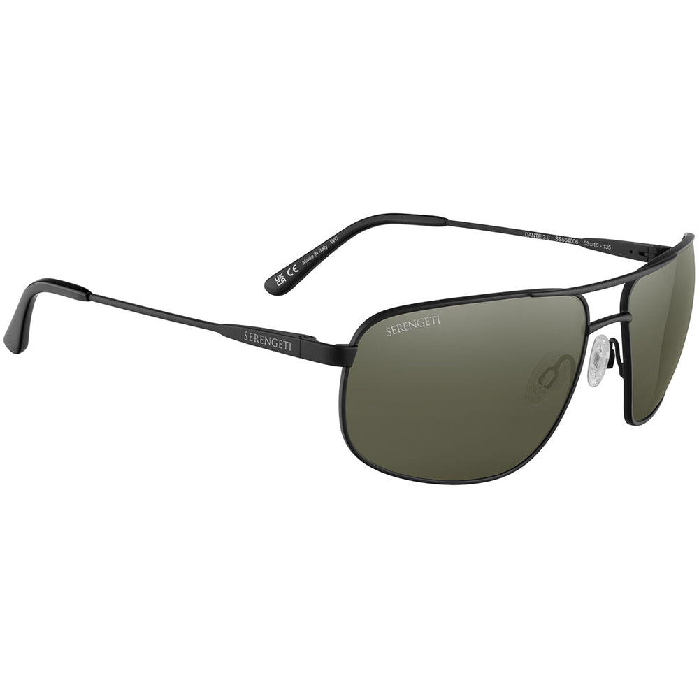 Serengeti Dante 2.0 Photochromic Polarised Matte Black 555nm Green SS564006 (63)