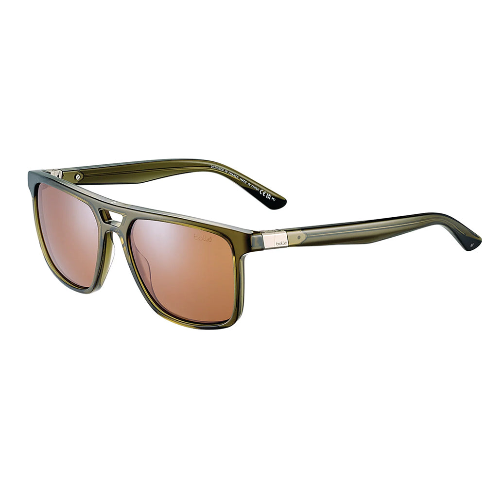 Bolle Nerox Nav Polarised Olive Crystal Brown BS174002 (57)