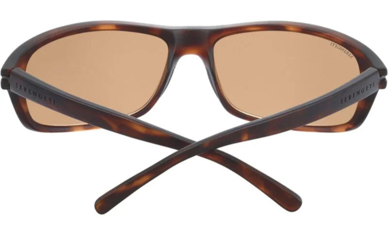 Serengeti Bormio Polarised Matte Dark Tortoise Glass Drivers (009008)